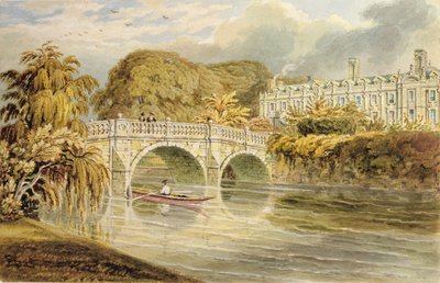 Clare Bridge on the River Cam by John Ward